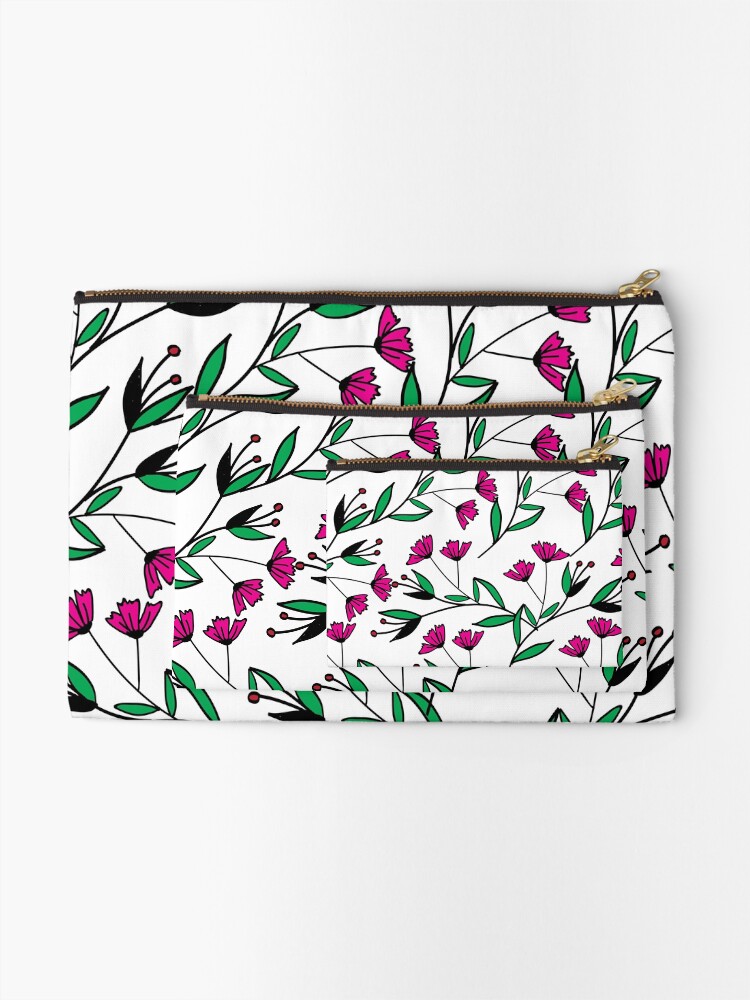 Thumbnail 2 of 4, Zipper Pouch, Spring is here collection designed and sold by Fortified.