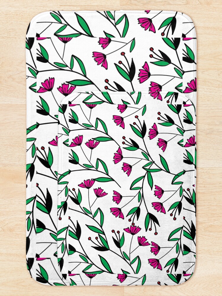 Thumbnail 5 of 6, Bath Mat, Spring is here collection designed and sold by Fortified.