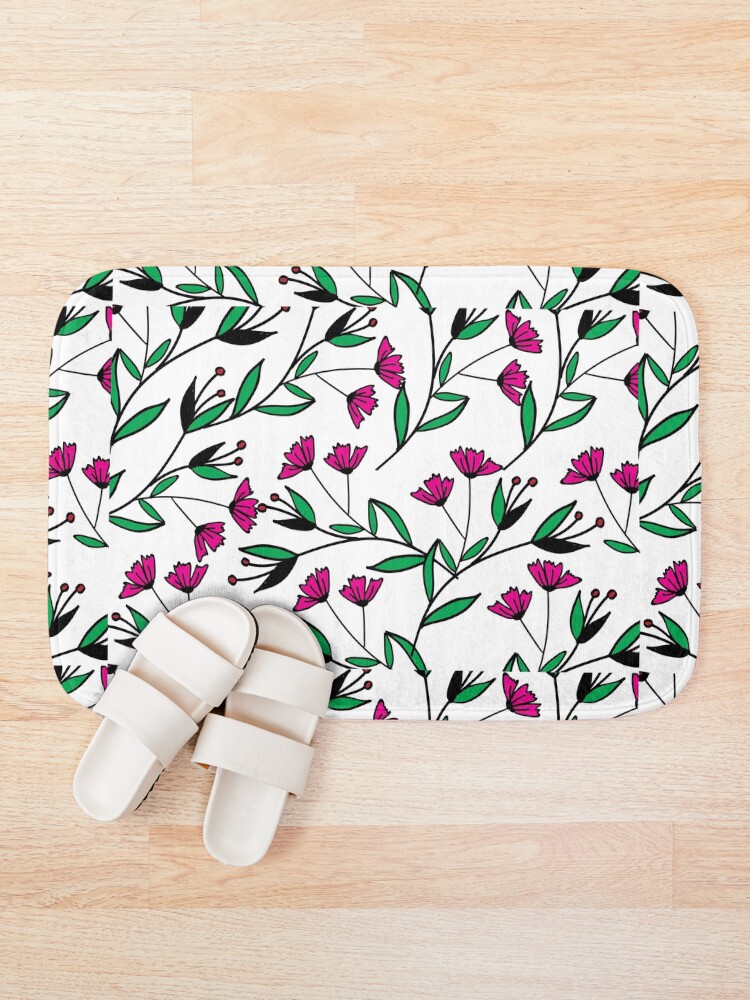 Thumbnail 1 of 6, Bath Mat, Spring is here collection designed and sold by Fortified.