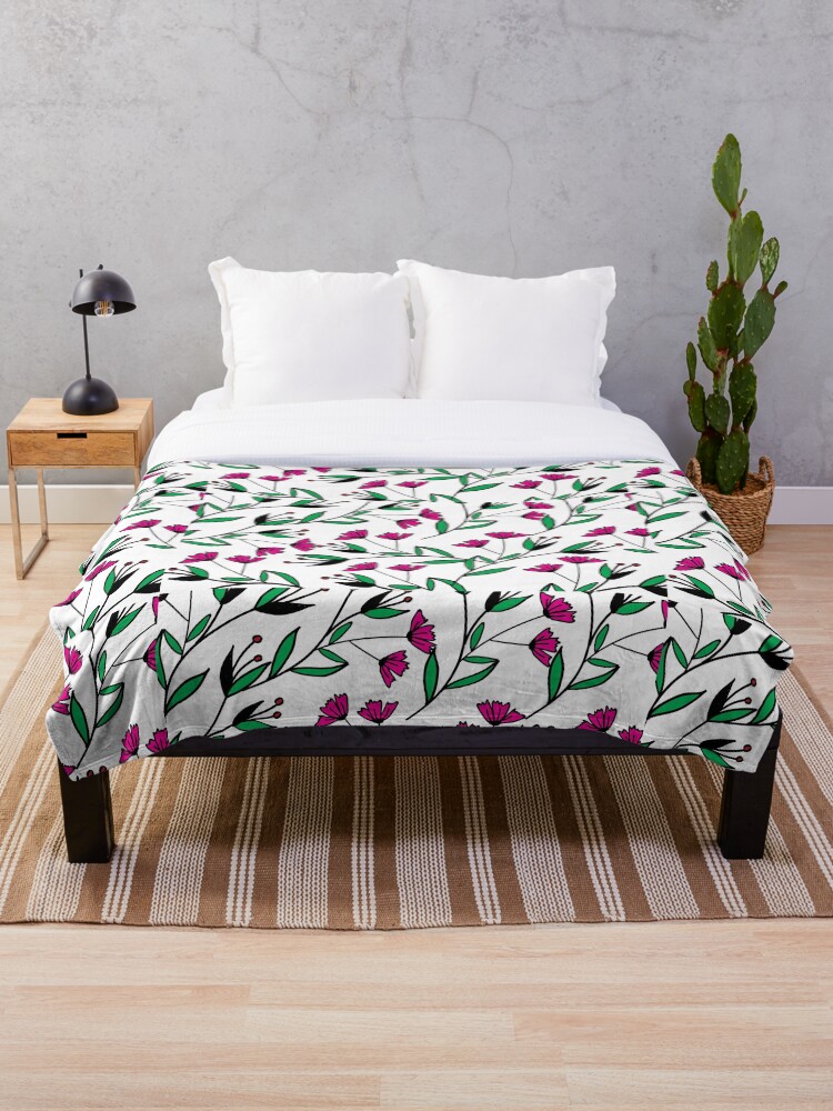Thumbnail 1 of 6, Throw Blanket, Spring is here collection designed and sold by Fortified.