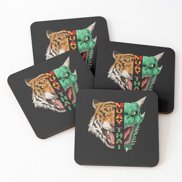 Item preview, Dragon and Tiger HeadMuay Thai and Kickboxing Gift designed and sold by SusanHoover.