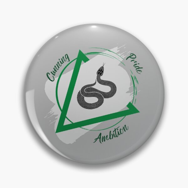 Item preview, Green and Gray Snake Cunning, ambition, pride 2 designed and sold by AlexWolfDesigns.