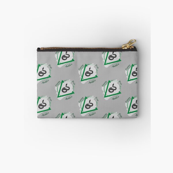 Item preview, Green and Gray Snake Cunning, ambition, pride 2 designed and sold by AlexWolfDesigns.
