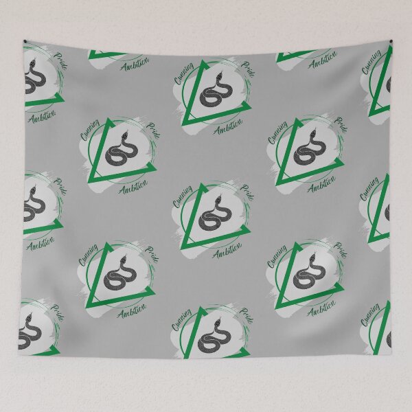 Item preview, Green and Gray Snake Cunning, ambition, pride 2 designed and sold by AlexWolfDesigns.