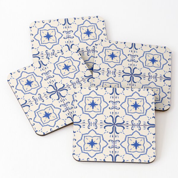 Item preview, Blue tile designed and sold by PurpleTurtle8.