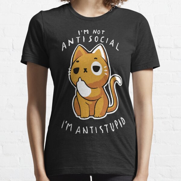 Antisocial Speech Club Comfort Colors T-Shirt | Front and Back Print