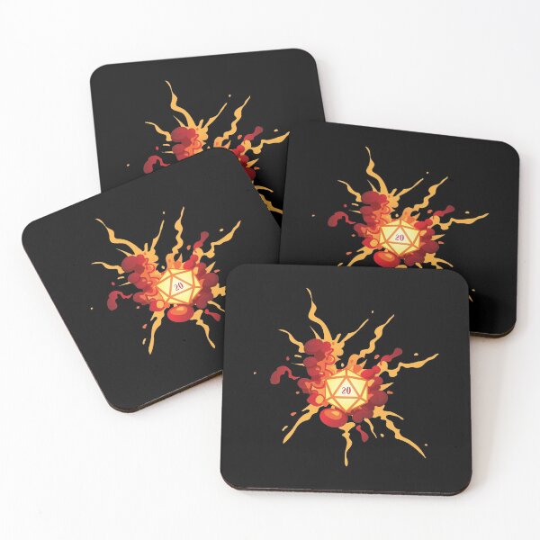 Item preview, Critical Hit Exploding D20 Dice Tabletop RPG designed and sold by pixeptional.
