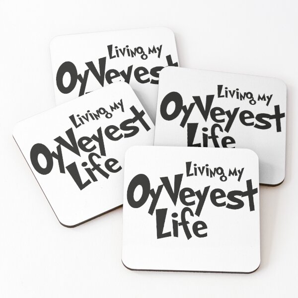 Item preview, Jewish joke, Oy Vey - living my okayest OyVeyest life.Yiddish.  designed and sold by We-thePixels.