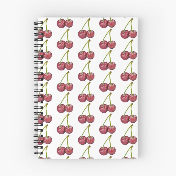 Item preview, Cherries - Oil Pastel (White Background) designed and sold by aquatickawaii.