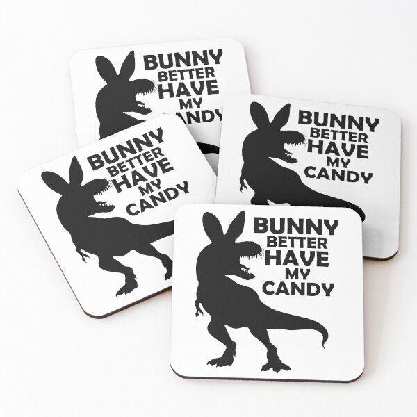 Item preview, Bunny Better Have My Candy | Dino Rabbit designed and sold by GravitiTees.
