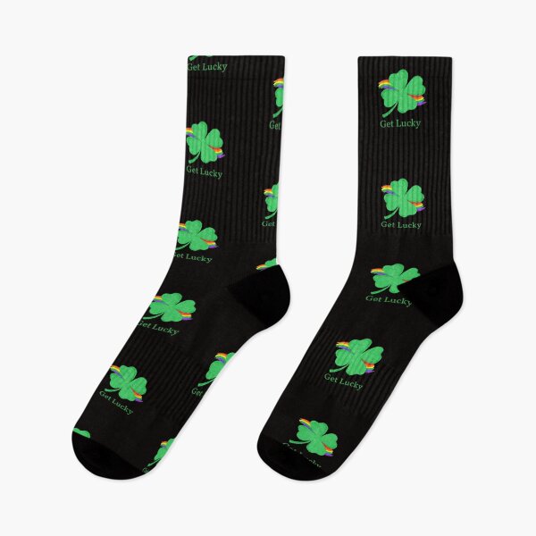 Item preview, Get Lucky Clover Leaf Rainbow designed and sold by yokie1111.