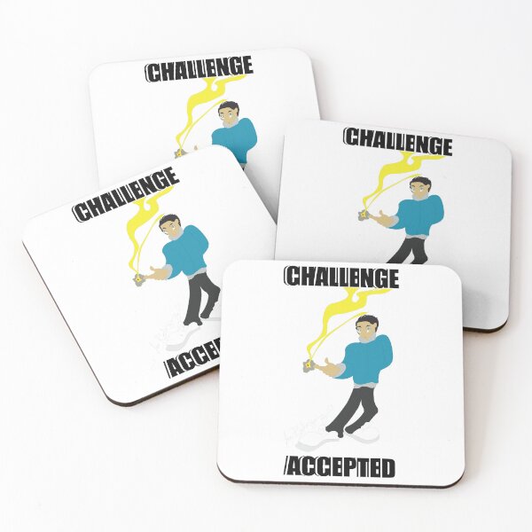 Item preview, CHALLENGE ACCEPTED designed and sold by NicoAndBaz.