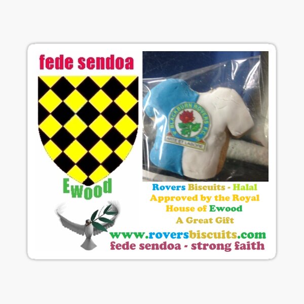Royal House of Ewood - Rovers Biscuit Sticker