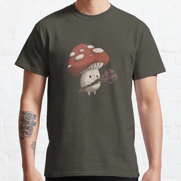 Multicolor 18x18 Cottage Core Aesthetic & Goblincore Gifts Shirt with Morel Mushroom Whisperer Fungi Foraging Throw Pillow