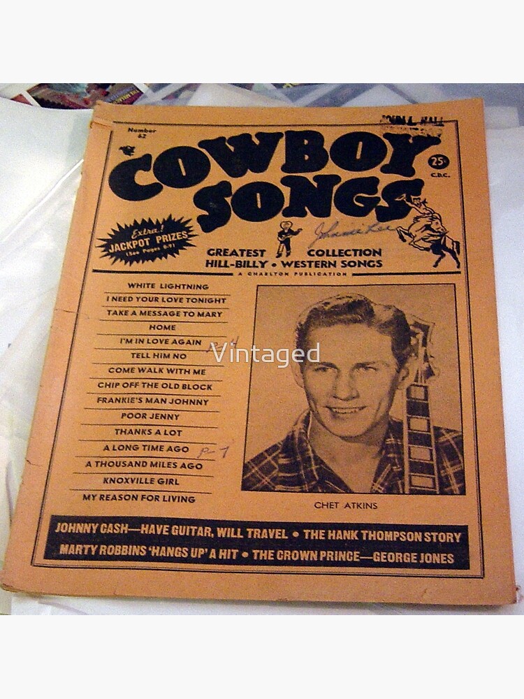 Chet Atkins Guitar S Magazine Cover Poster For Sale By Vintaged Redbubble