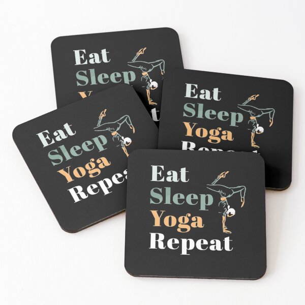 Item preview, Eat sleep yoga repeat designed and sold by mwebba2005.