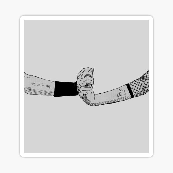 Signo de la mano de Shinobi Pegatina