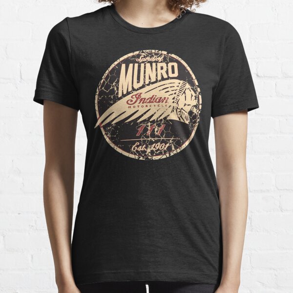 Indian Motorcycle - Spirit of MUNRO 1901 Vintage 111 Classic Biker Logo T-Shirt, Sweat à capuche, autocollant, masque T-shirt essentiel