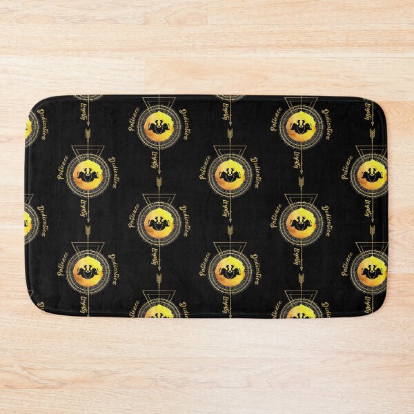 Item preview, Yellow and Black Badger Patience, Loyalty, Dedication 2 designed and sold by AlexWolfDesigns.