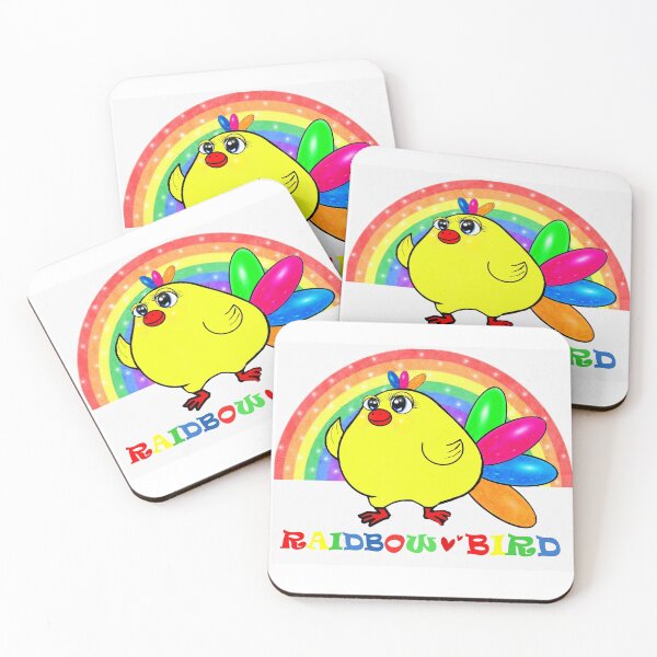 Item preview, Cute rainbow bird  designed and sold by Shirley cute art .