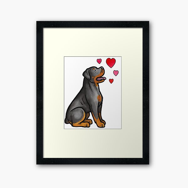 Decoracion Animados De Rottweiler Redbubble