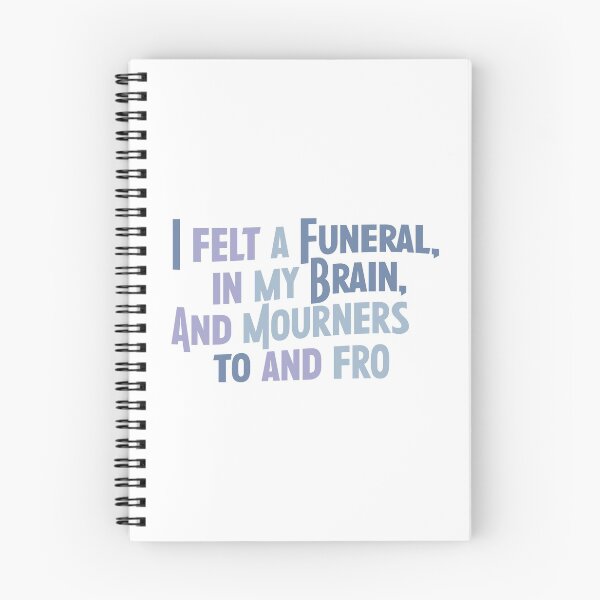 Item preview, Emily Dickinson - I felt a Funeral in my Brain designed and sold by rissidesigns.