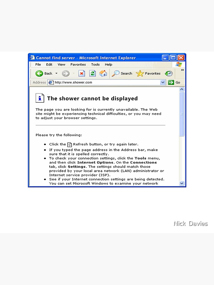 "The Shower Cannot Be Displayed Funny Shower Curtain Design