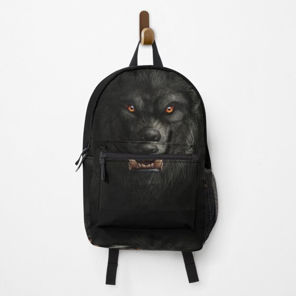 Item preview, black wolf scary eyes horror night designed and sold by KALLAUTO.