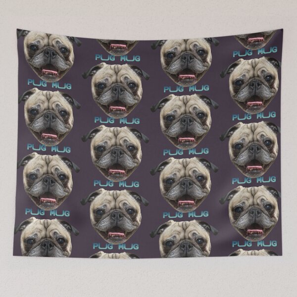 Item preview, Pug Mug designed and sold by HeatherNafeArt.