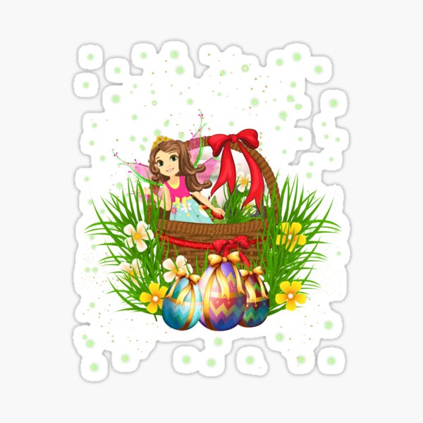 Item preview, Fairy Hope In Her Magical Easter Basket™ designed and sold by TeelieTurner.
