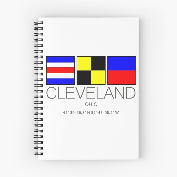 Artikelvorschau, CLEVELAND OHIO NAUTISCHE FLAGGE CLE SEE ERIE entworfen und verkauft von DESTINATIONS DECAL.