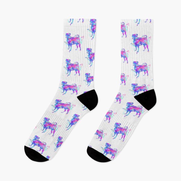 Item preview, colorful pug  designed and sold by THISPUGVIBE.