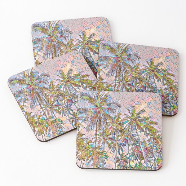 Item preview, Stained Glass Palm Trees designed and sold by OceanVentures.