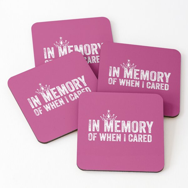 Item preview, In Memory of When I cared designed and sold by champagnemoment.