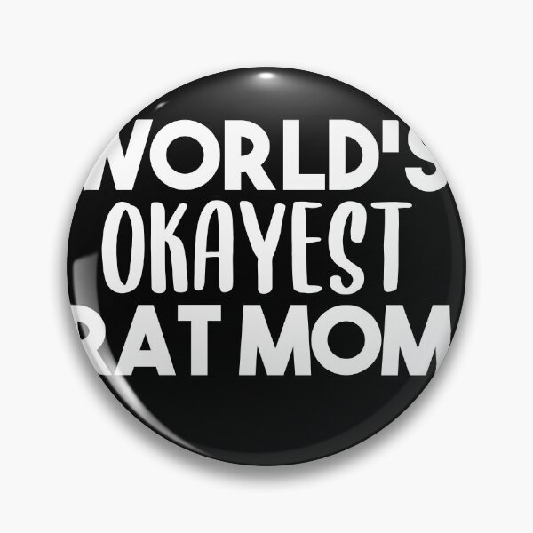Item preview, World's Okayest Rat Mom - Rats Lover Rodents designed and sold by jacks-tees.