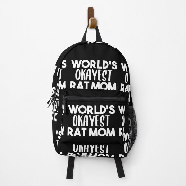Item preview, World's Okayest Rat Mom - Rats Lover Rodents designed and sold by jacks-tees.