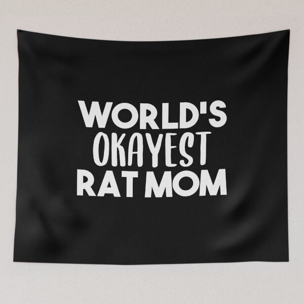 Item preview, World's Okayest Rat Mom - Rats Lover Rodents designed and sold by jacks-tees.