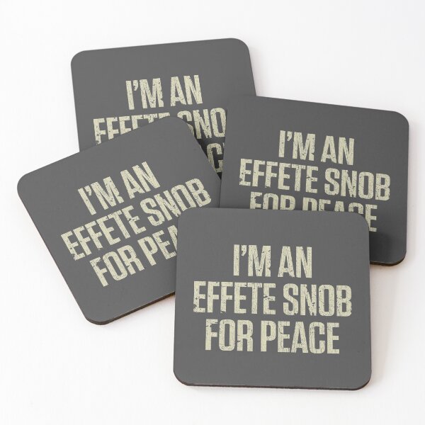 Item preview, I'm An Effete Snob For Peace 1969 designed and sold by AstroZombie6669.