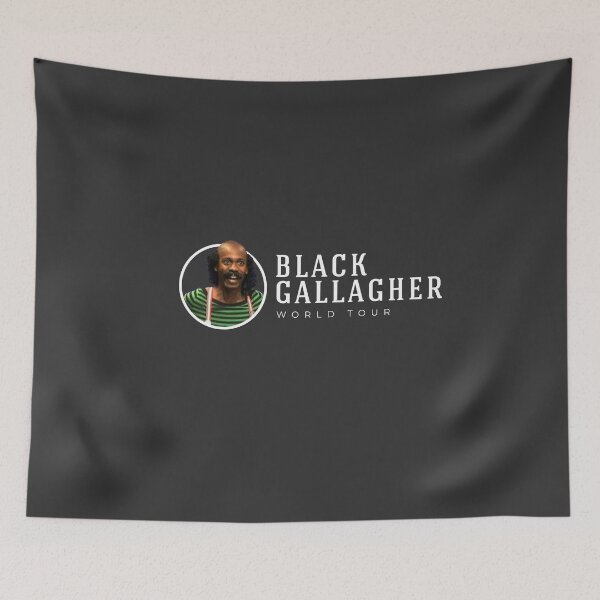 Item preview, Black Gallagher world tour designed and sold by Primotees.