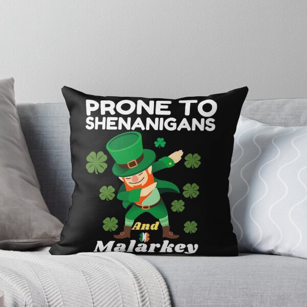 Item preview, Prone To Shenanigans And Malarkey St Pattys Day Men Boys, Funny-Irish-Pride, St Patricks Day, Gift for Men, Gift for Women, Long Sleeve T-Shirt designed and sold by MoradovT-shirt.