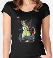 Mecha-Catzilla Fitted Scoop T-Shirt