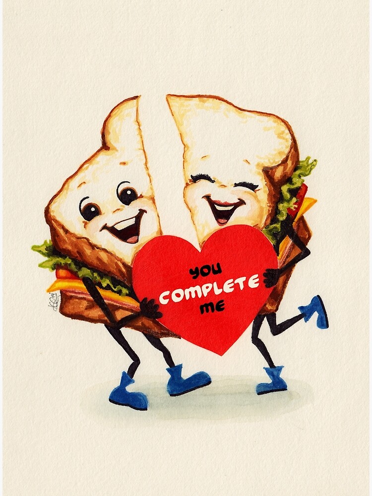 "Sandwich Valentine" Photographic Print by KellyGilleran Redbubble