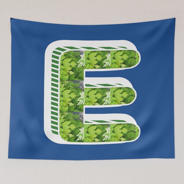 Item preview, Letter E (white border) designed and sold by artfulnotebook.