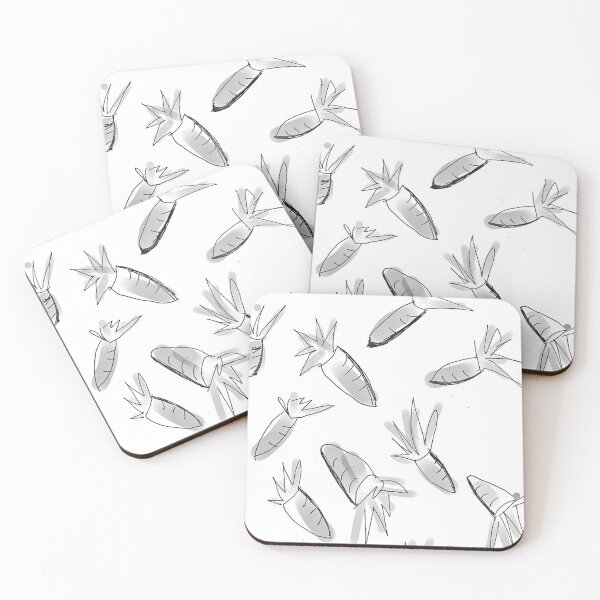 Artikelvorschau, Karotten B&W entworfen und verkauft von Designs By YL.