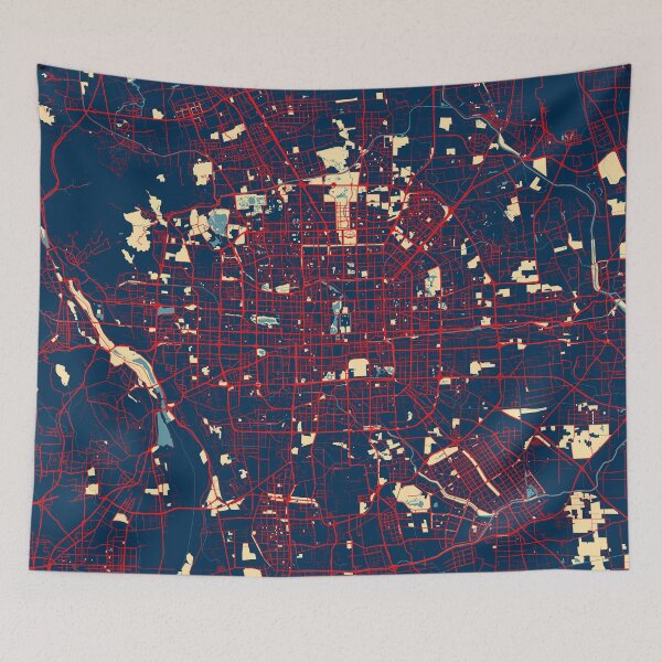 Item preview, Mapa de la ciudad de Beijing de China - Esperanza designed and sold by deMAP.