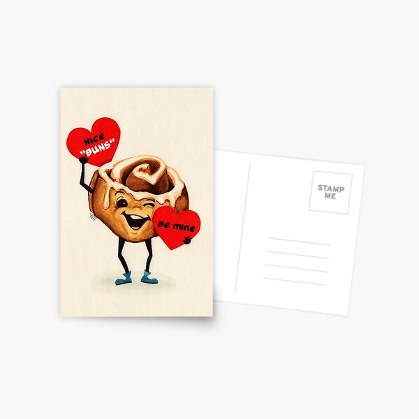 Item preview, Cinnamon Bun Valentine designed and sold by Kelly  Gilleran.