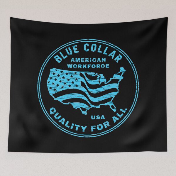 Item preview, Blue Collar Workforce (blue) designed and sold by ColdCityDesign.