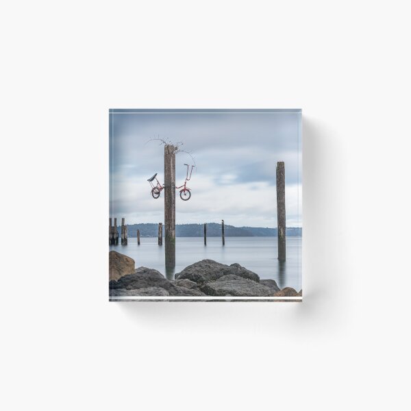 Item preview, Biking Along Ruston Way designed and sold by NewEndeavors.
