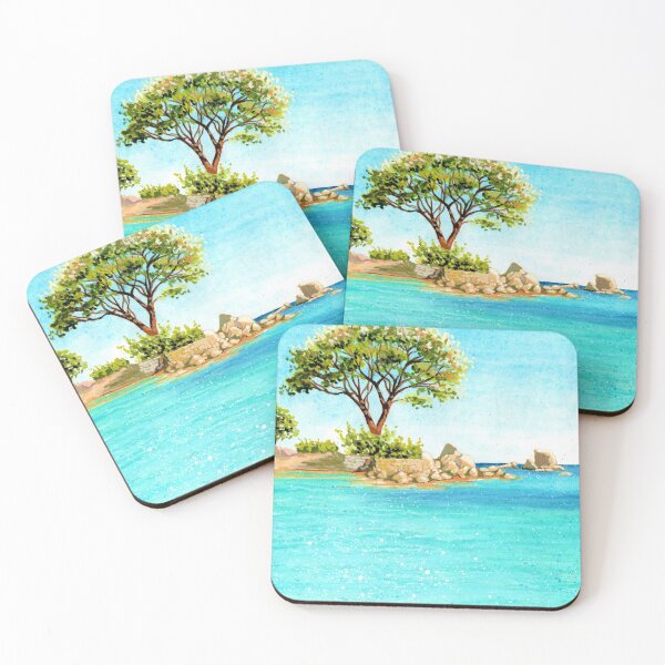 Item preview, Mediterranean island designed and sold by MariaCameliaArt.
