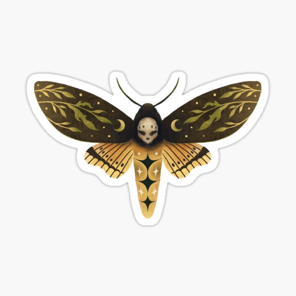 Item preview, Death Head Moths 1 designed and sold by episodicDrawing.